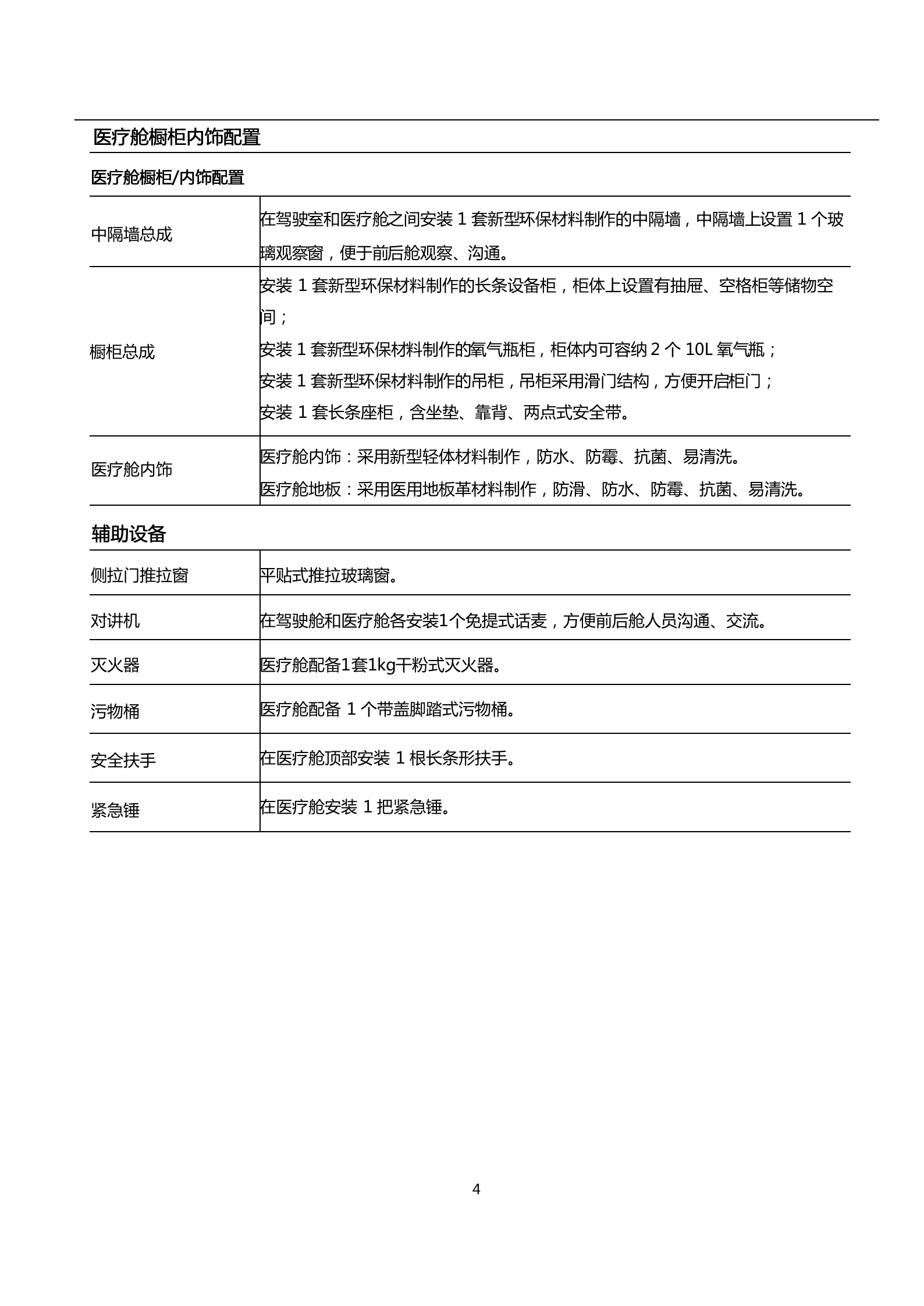 依維柯得意救護車 監(jiān)護負壓型(圖4)